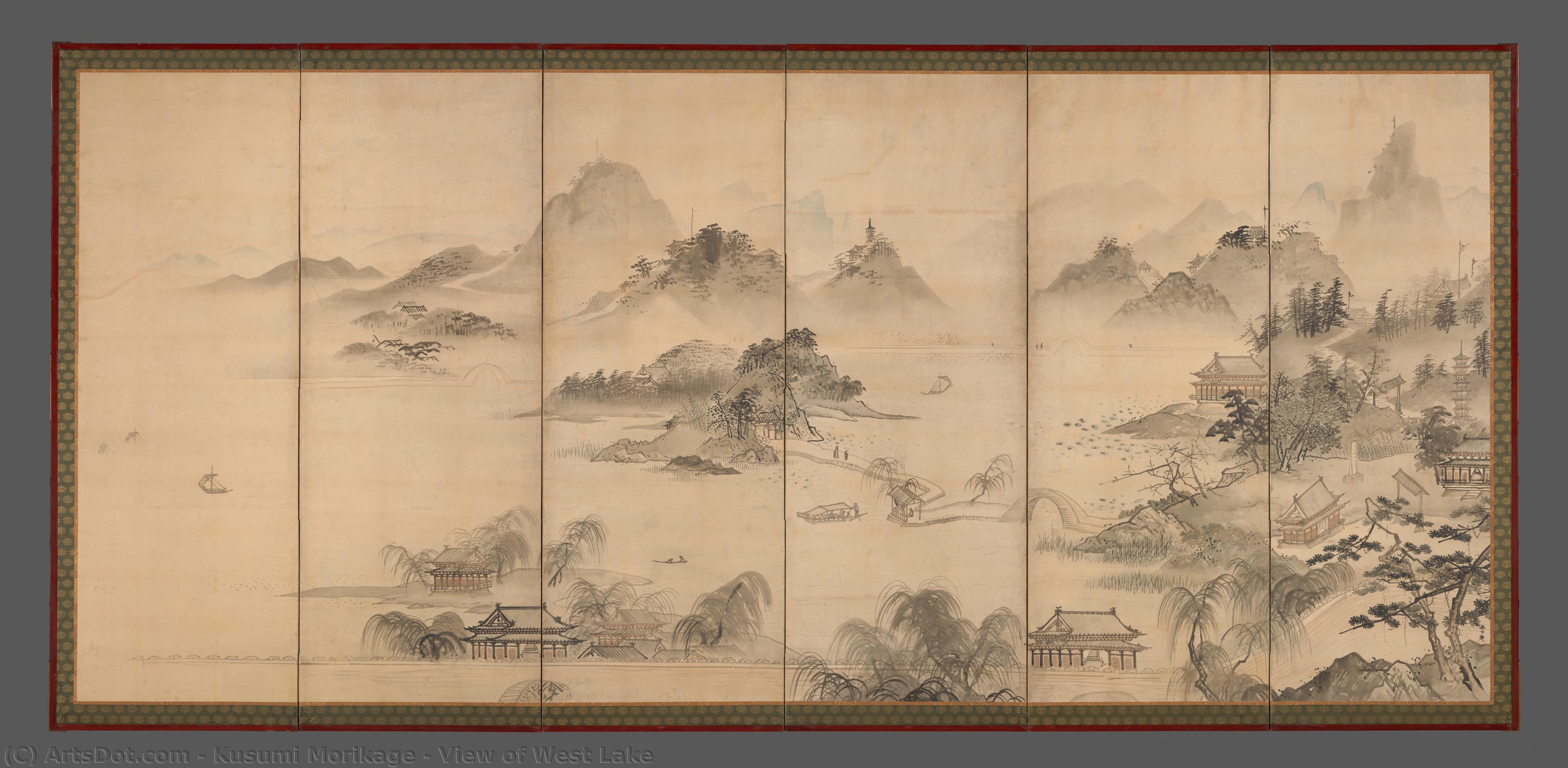 View Of West Lake — Kusumi Morikage