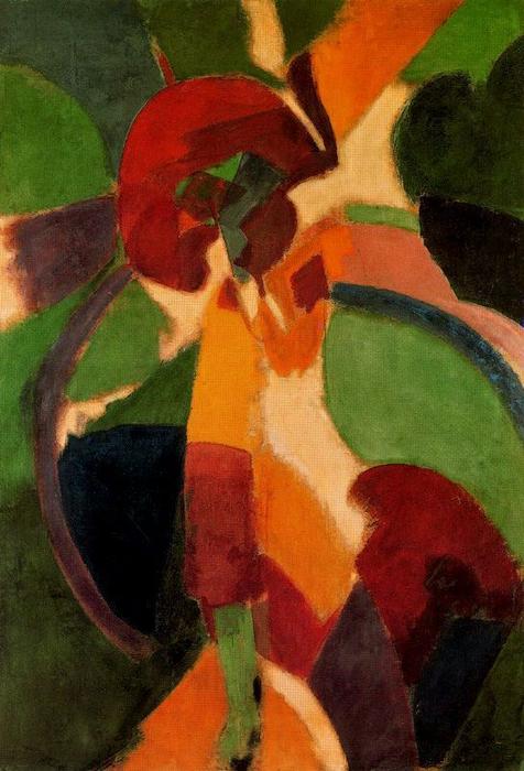 Woman With Umbrella. The Parisian — Robert Delaunay