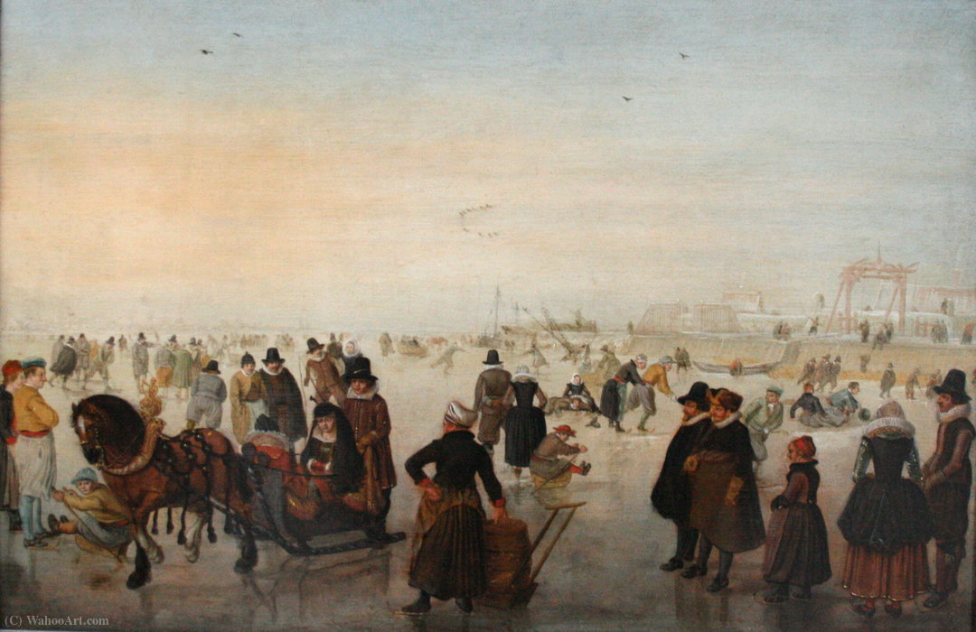 Ice Scene — Barend Avercamp (barend Petersz)
