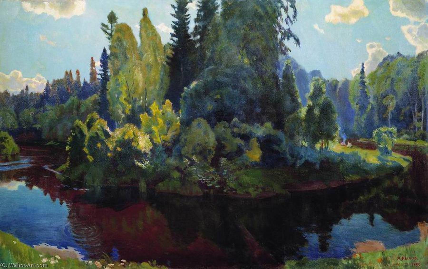 Landscape — Arkadij Aleksandrovic Rylov