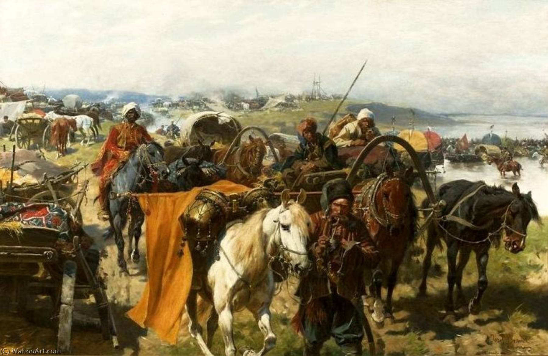 Zaporizhian Camp — Josef Von Brandt