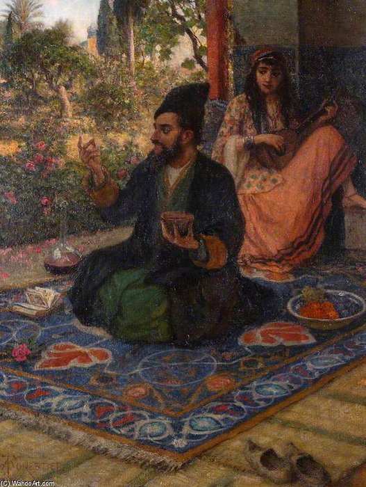 A Scene From Omar Khayyam — Amédée Forestier