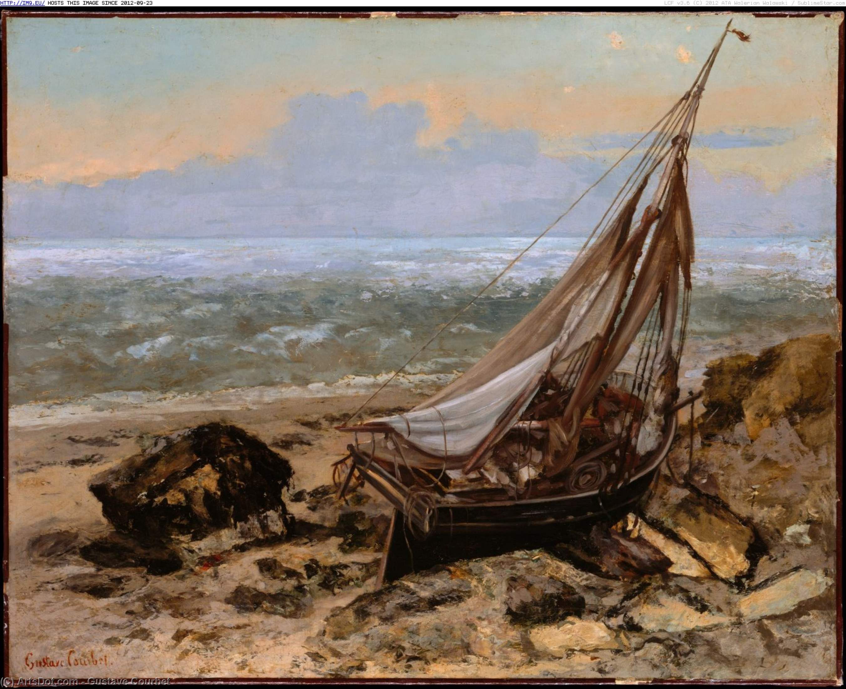The Fishing Boat — Gustave Courbet