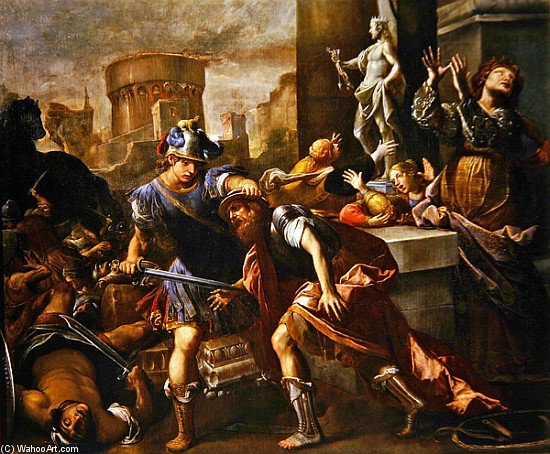 The Burning Of Troy — Alessandro Tiarini