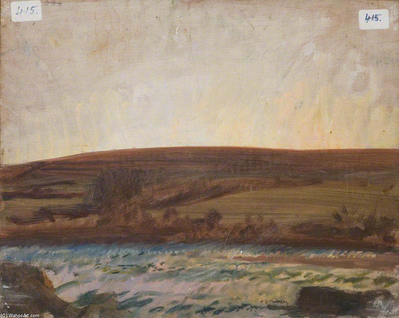 Brightworthy Ford, Withypool, Exmoor — Sir Alfred James Munnings