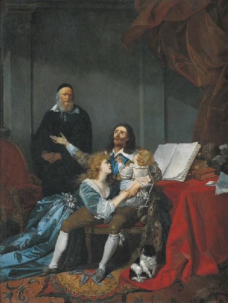 Les Adieux De Charles Ier D'angleterre — Alexandre Évariste Fragonard