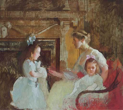 Mrs. George Putnam And Her Daughters — Edmund Charles Tarbell