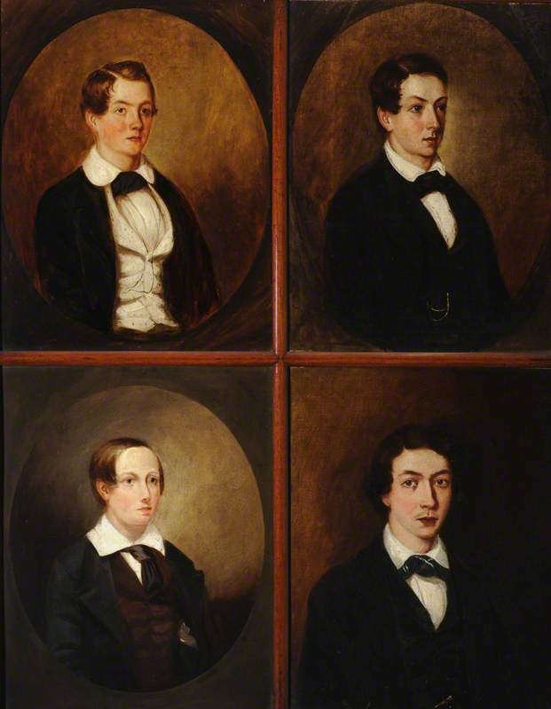 Four Pupils Of The Pestalozzian School — James Walsham Baldock