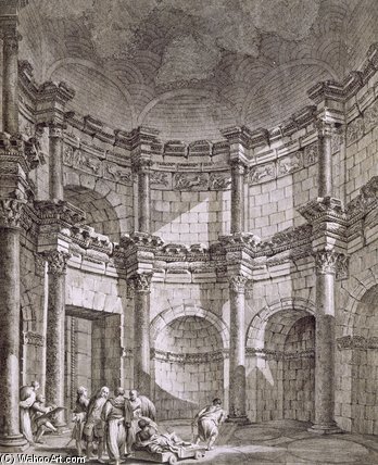 The Temple Of Jupiter, From 'ruins Of The Palace Of — Robert Adam