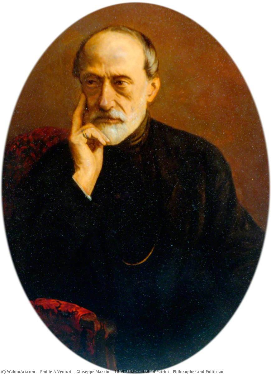 Giuseppe Mazzini (1805–1872), Italian Patriot, Philosopher And Politician — Emilie A Venturi