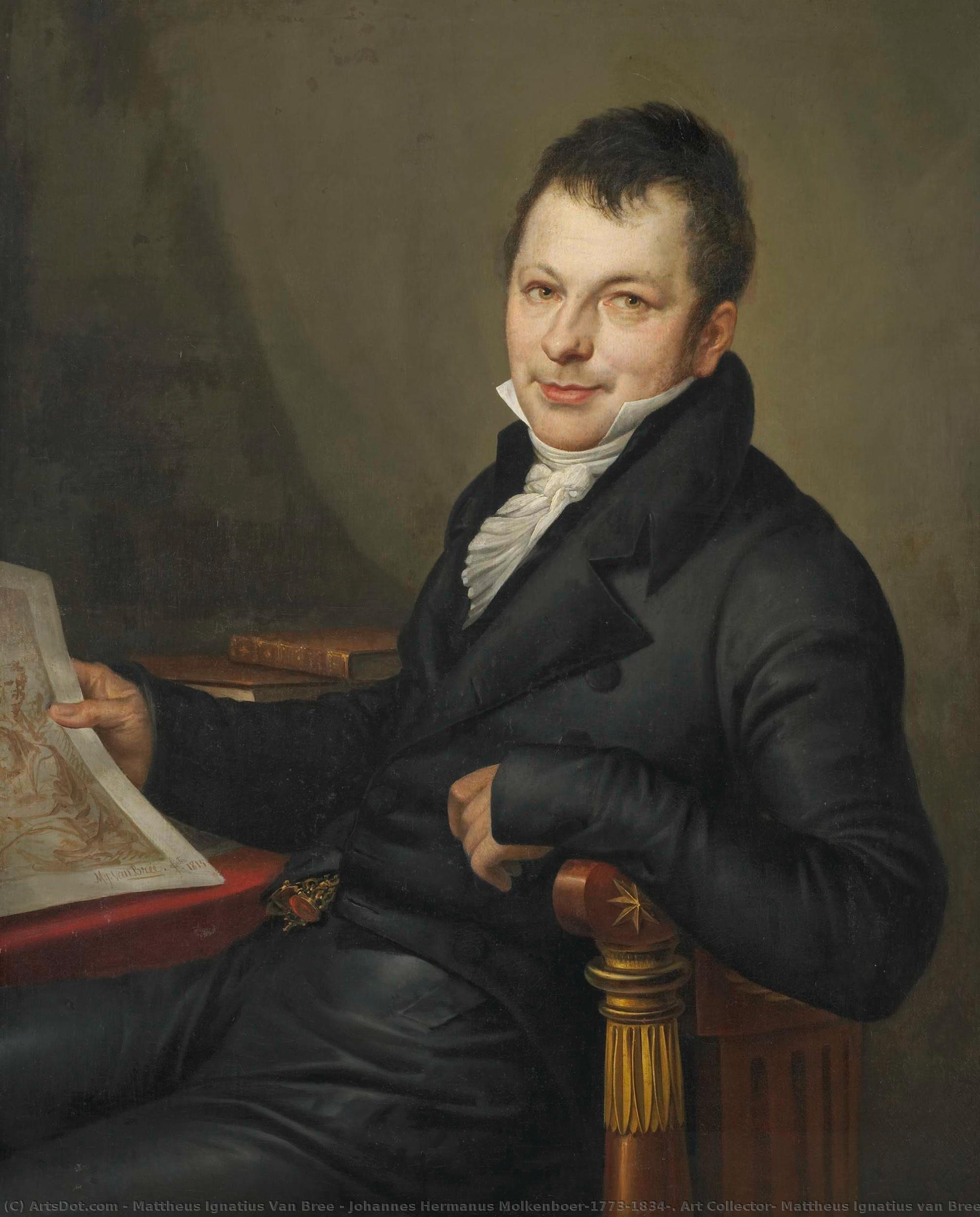 Johannes Hermanus Molkenboer(1773-1834). Art Collector, Mattheus Ignatius Van Bree, 1815 — Mattheus Ignatius Van Bree