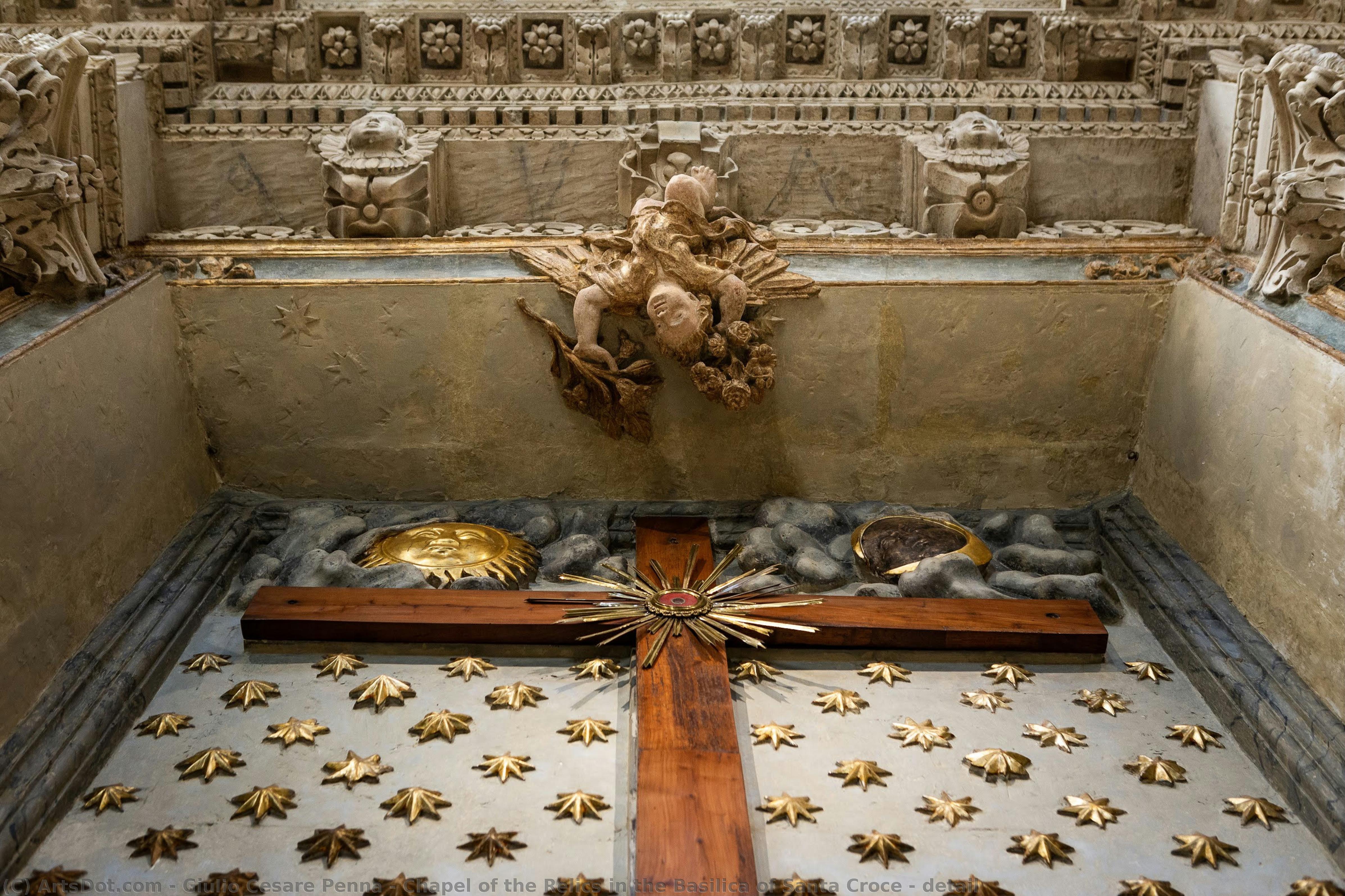 Chapel Of The Relics In The Basilica Of Santa Croce - Detail — Giulio Cesare Penna