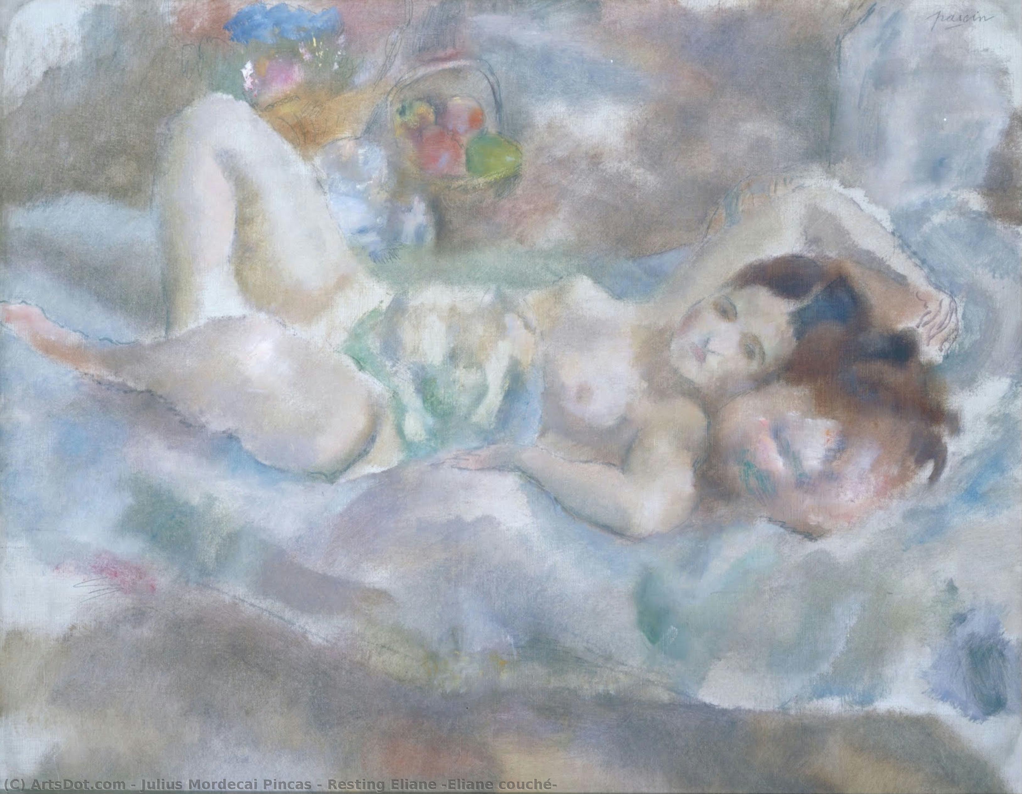 Resting Eliane [eliane Couché] — Julius Mordecai Pincas