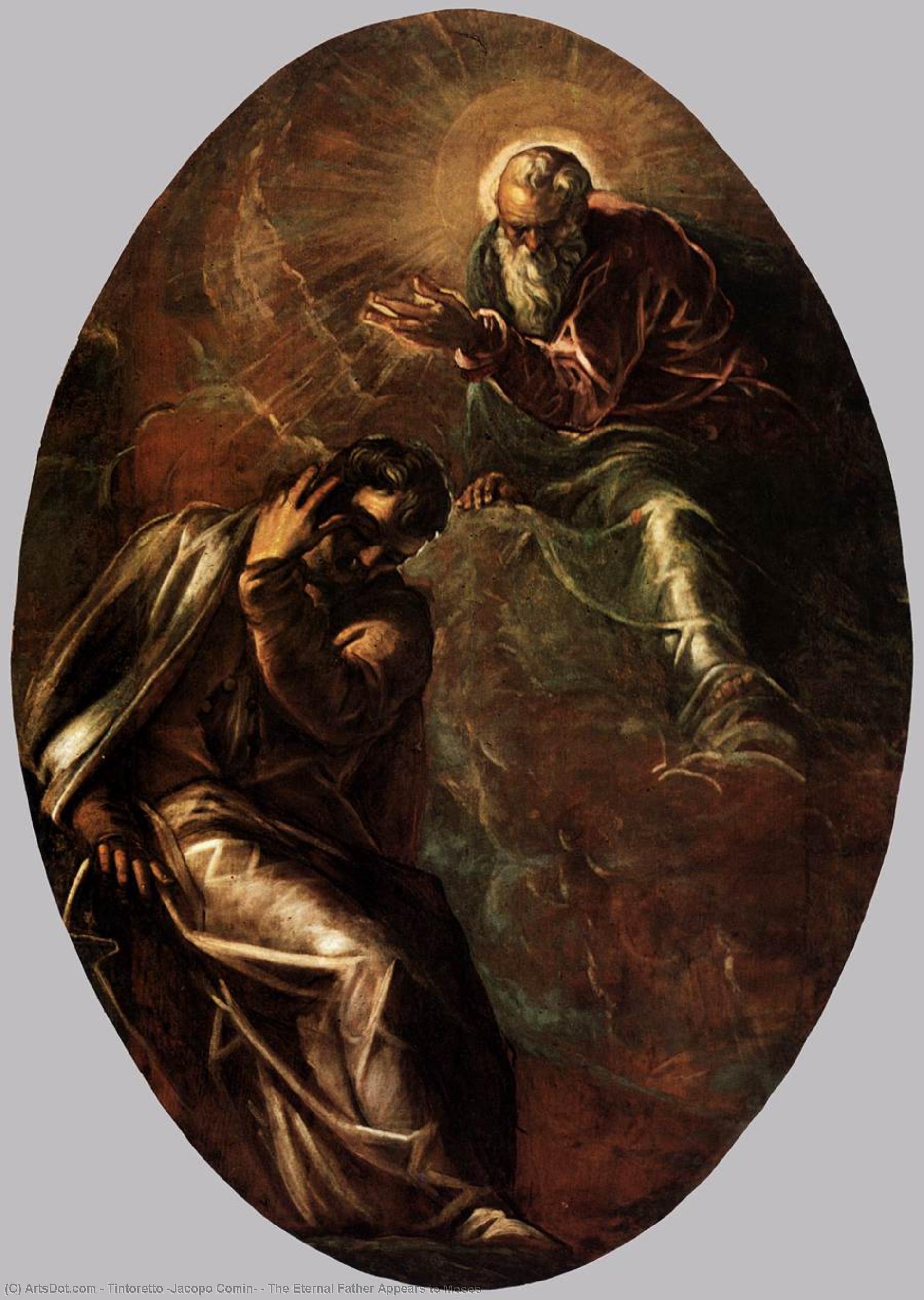 The Eternal Father Appears To Moses — Jacopo Tintoretto