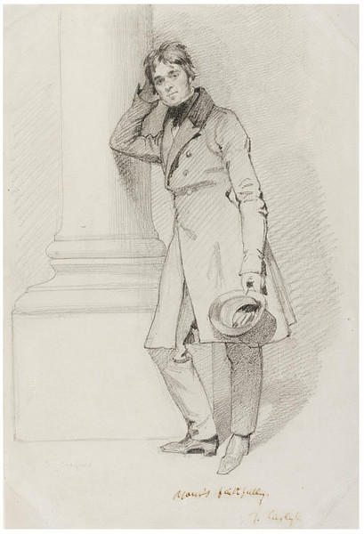 Portrait Of Thomas Carlyle, Historian And Philosopher — Daniel Maclise