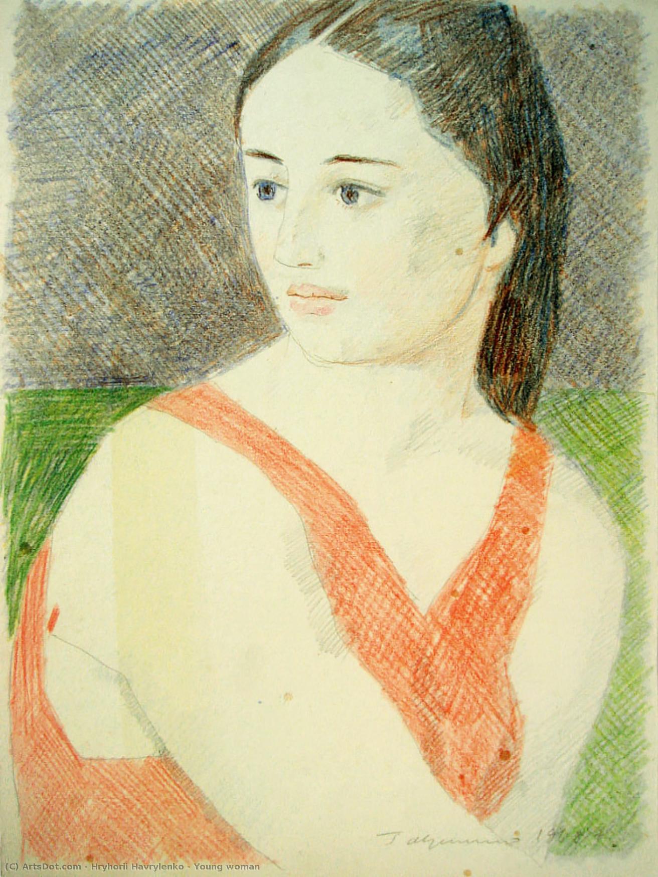 Young Woman — Hryhorii Havrylenko