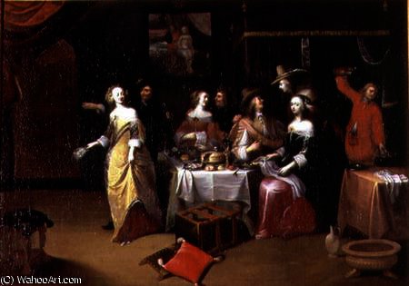 The Gallant Reunion — Hieronymus Janssens