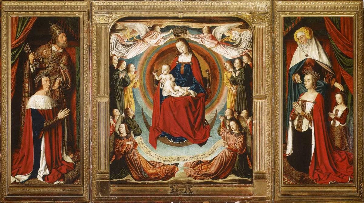 The Bourbon Altarpiece (the Moulins Triptych) — Jean Hey