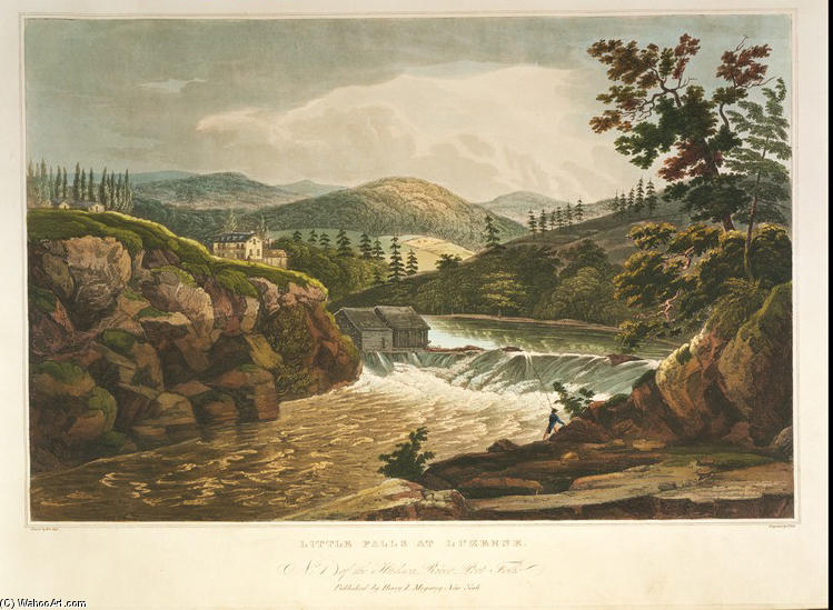 Little Falls At Luzerne — William Guy Wall