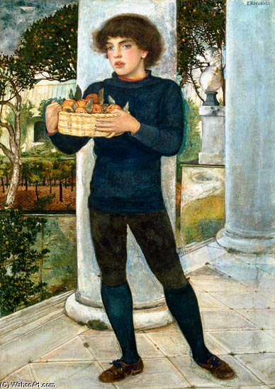 A Basket Of Oranges — Edward Robert Hughes