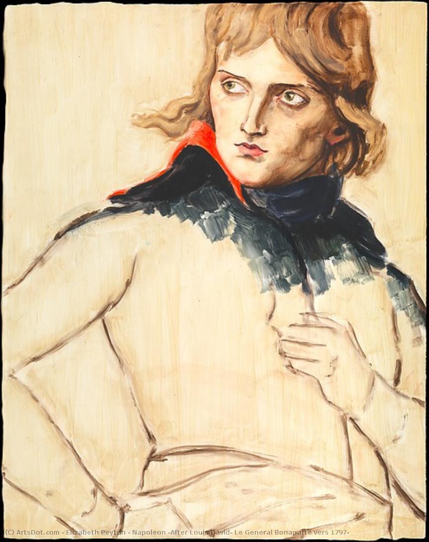 Napoleon (after Louis David, Le General Bonaparte Vers 1797) — Elizabeth Peyton