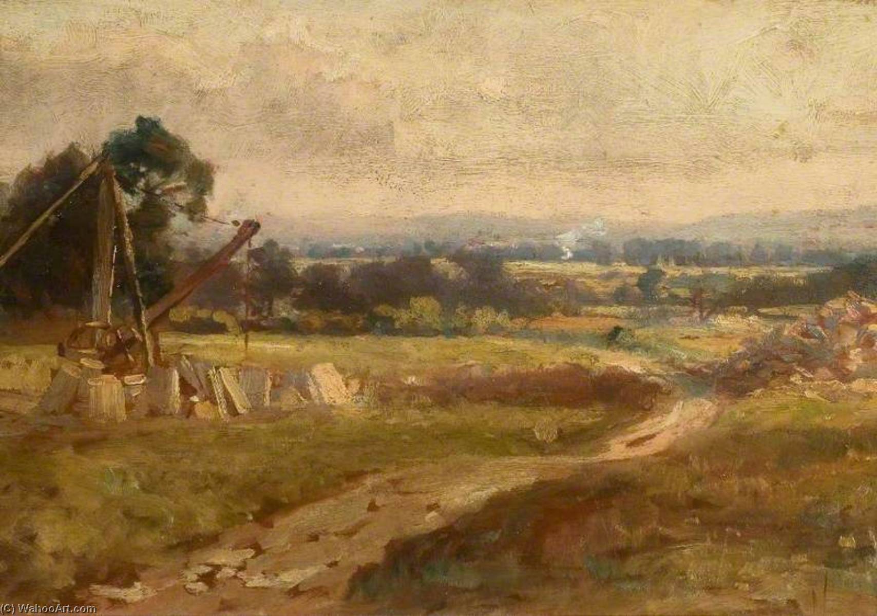 Landscape With Crane — Norman Hirst