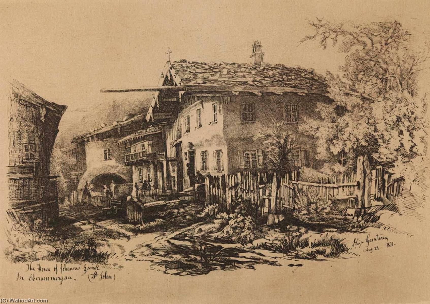 House Of Johannes Zwink, Oberammergau — Eliza Greatorex