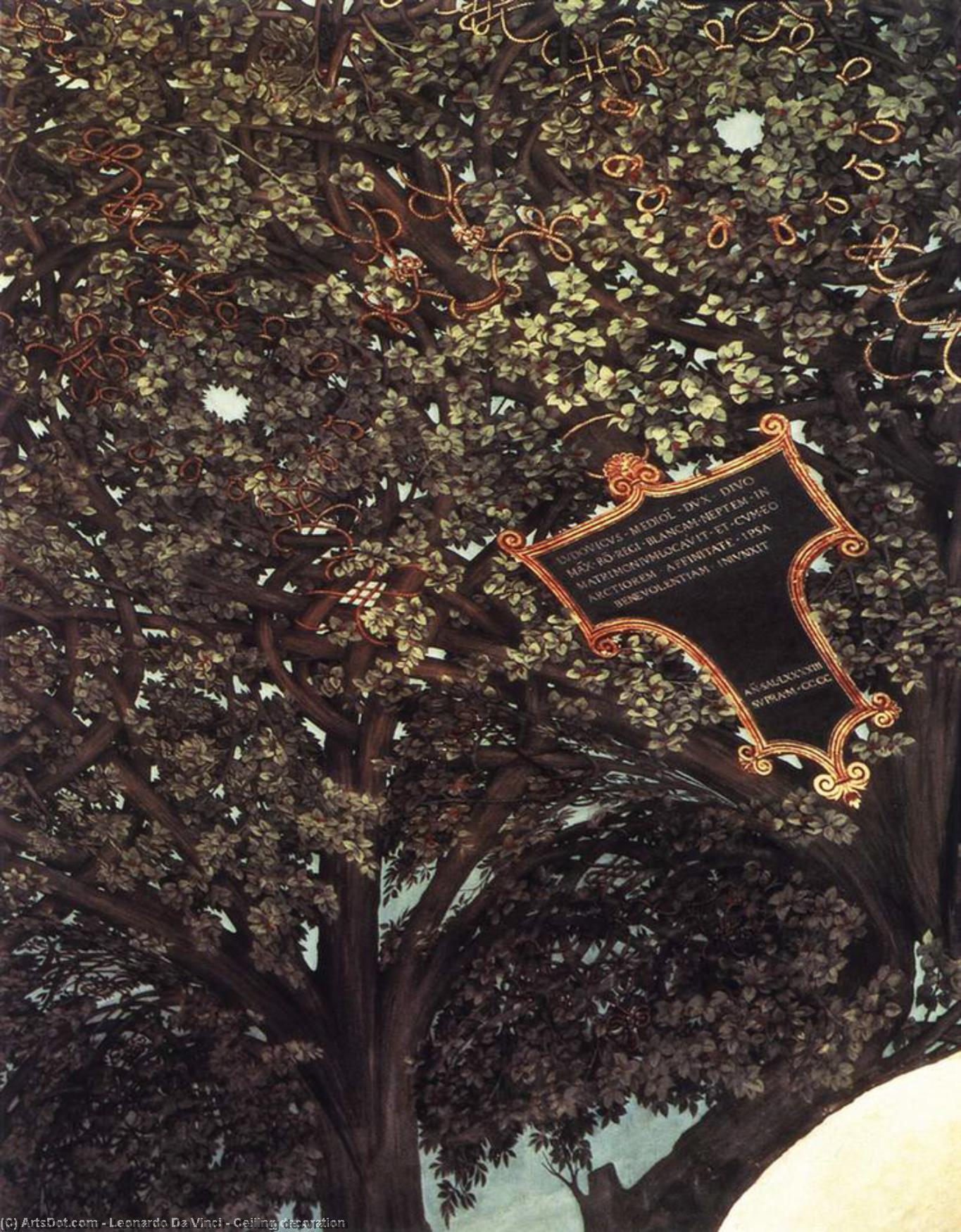 Ceiling Decoration — Леонардо Да Винчи