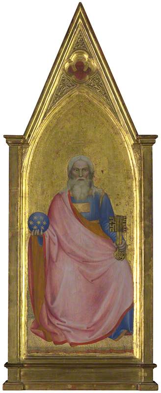 Christ Of The Apocalypse Central Pinnacle Panel — Giovanni Di Ser Giovanni