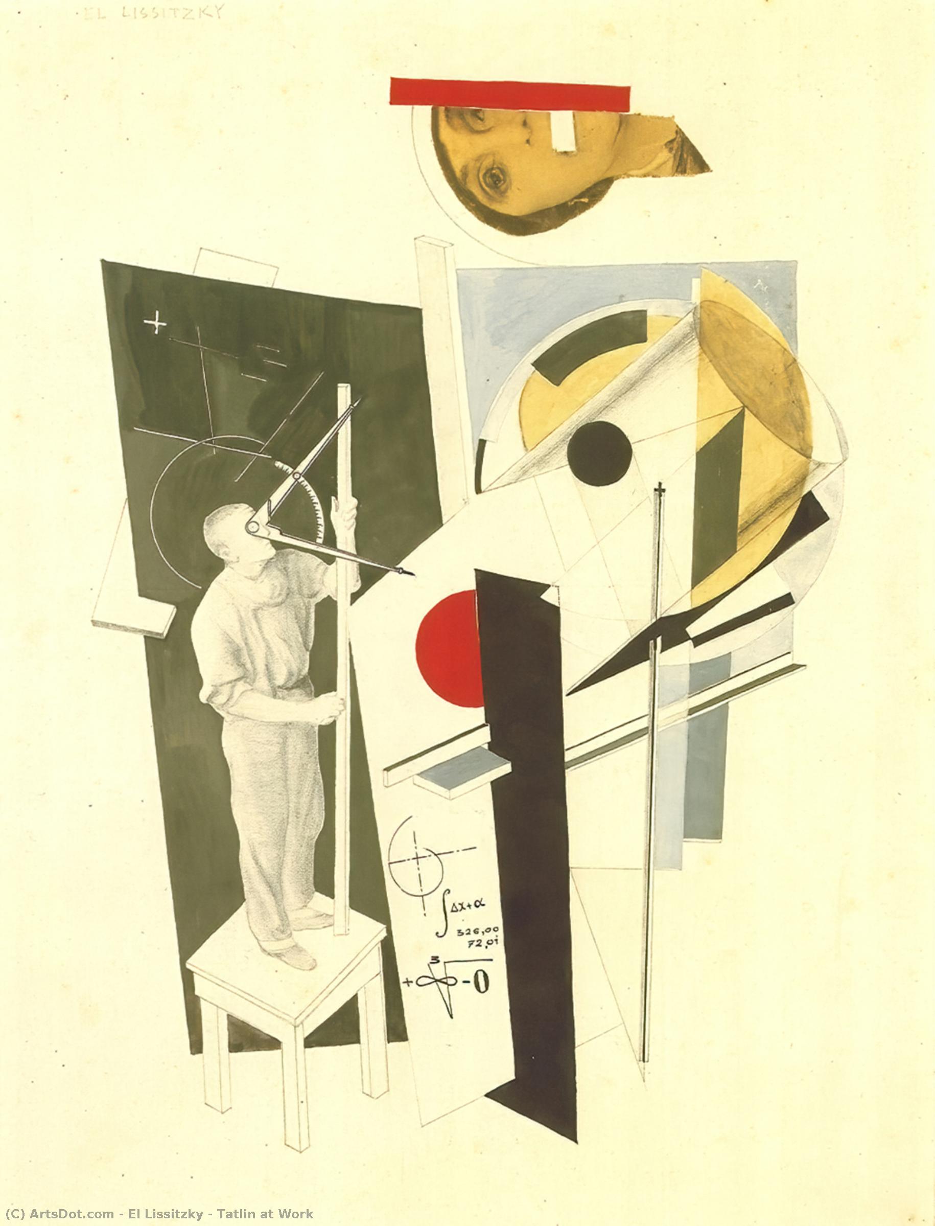 Tatlin At Work — Эль Лисицкий