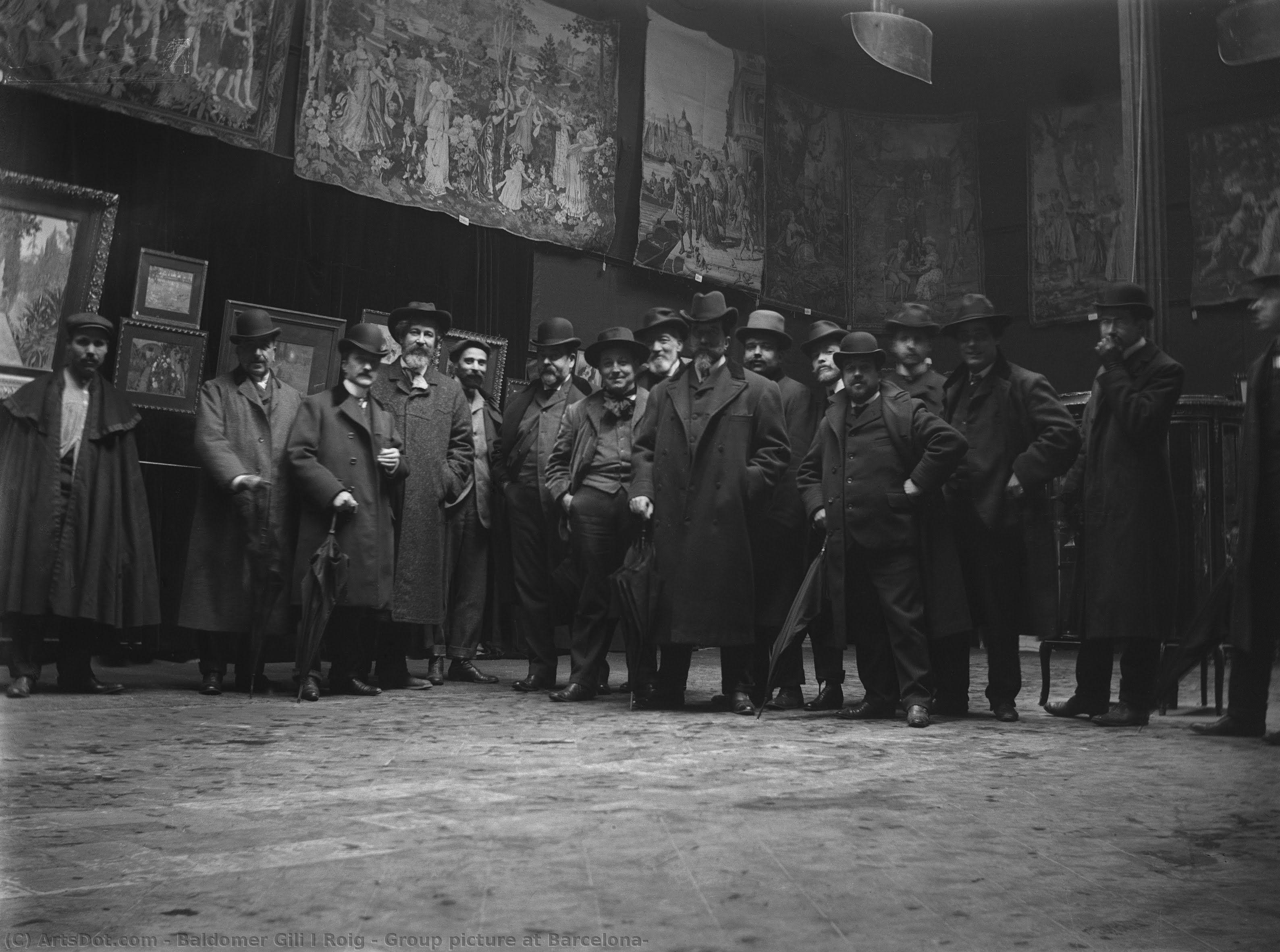 Group Picture At Barcelona — Baldomer Gili I Roig