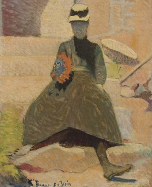 Woman In Saint-briac — Émile Bernard