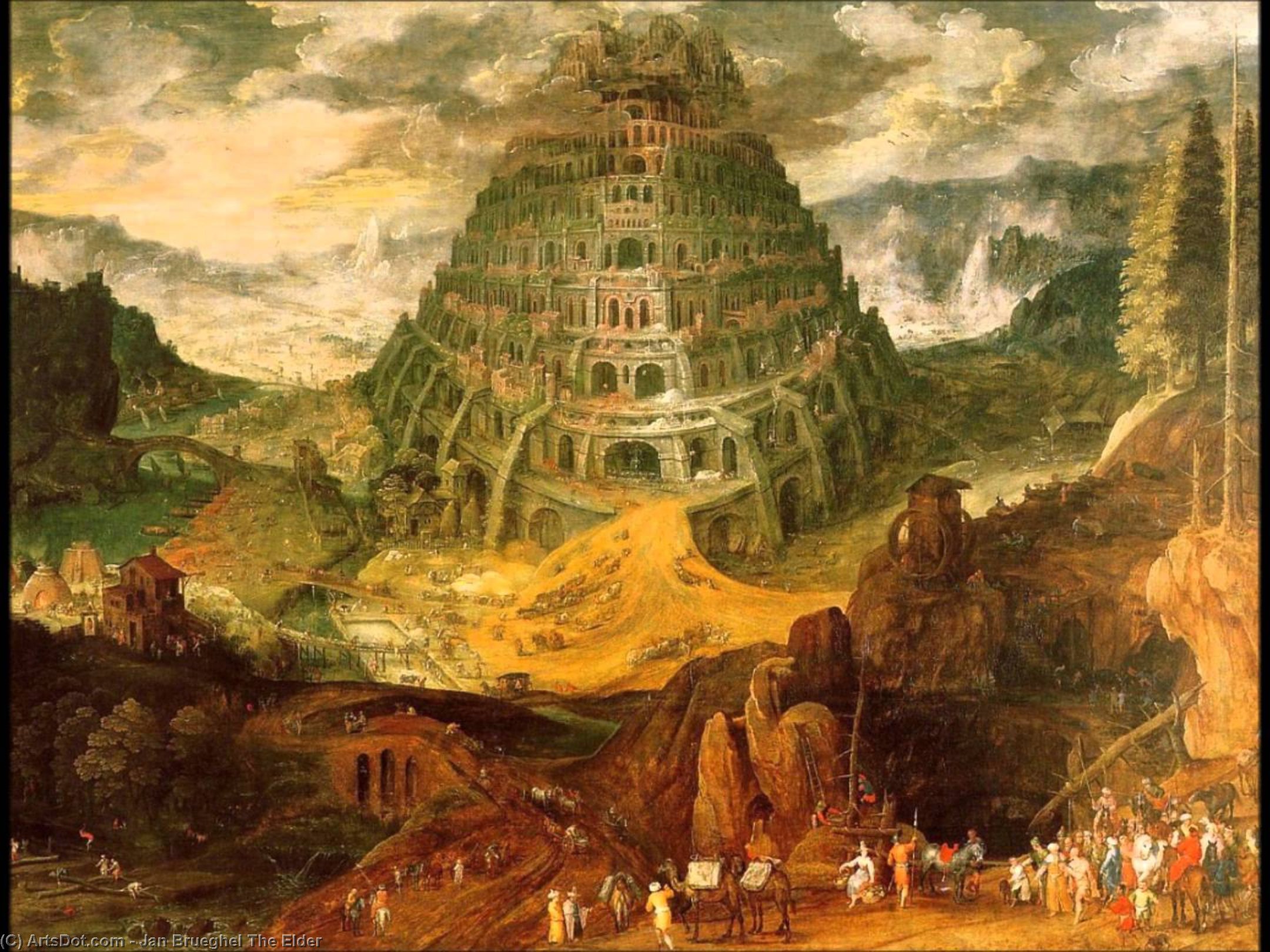 The Tower Of Babel — Jan Brueghel El Viejo