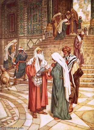 The Child Jesus Brought To The Temple And Recognised — William Brassey Hole