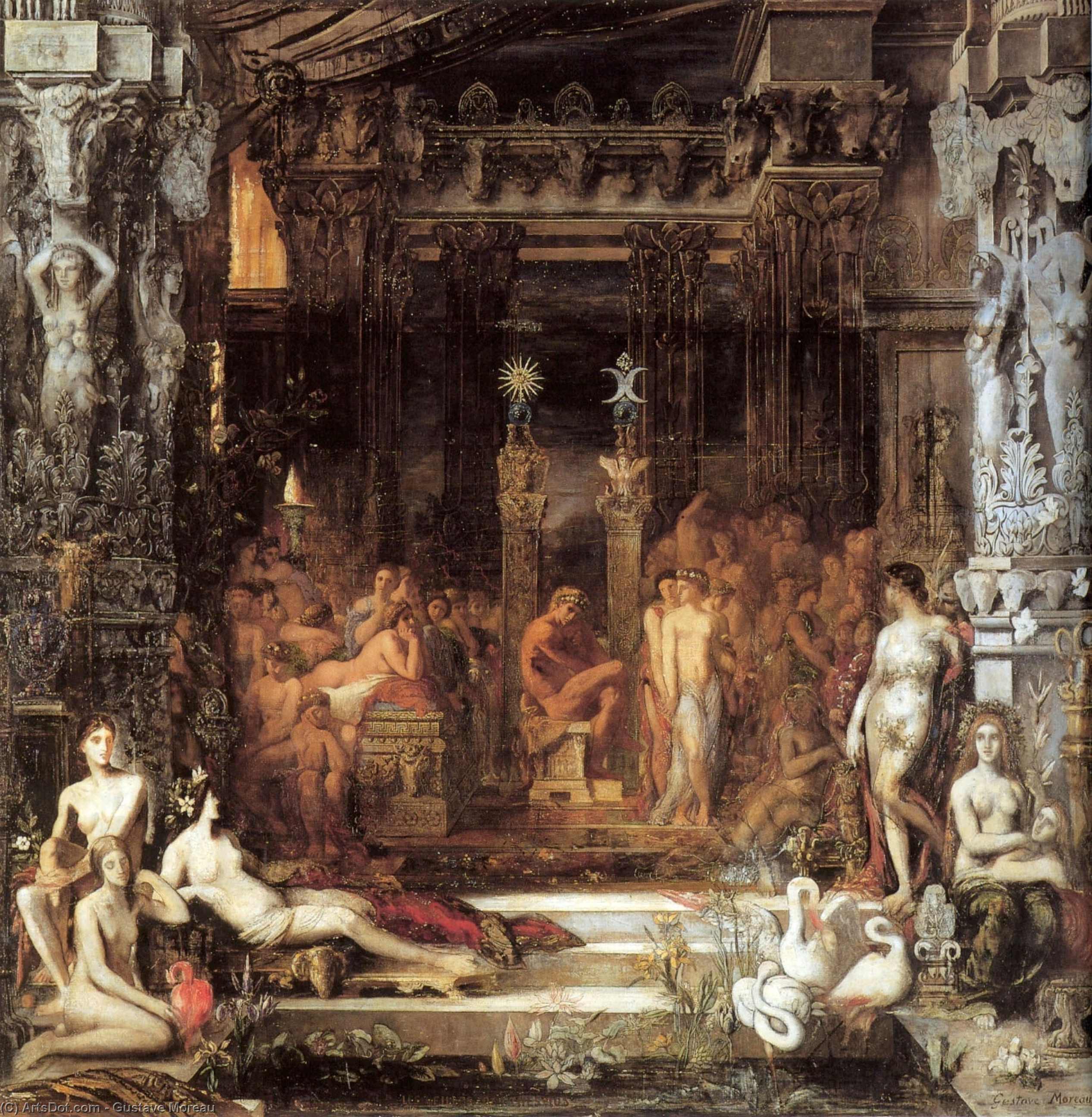 The Daughters Of Thespius — Gustave Moreau
