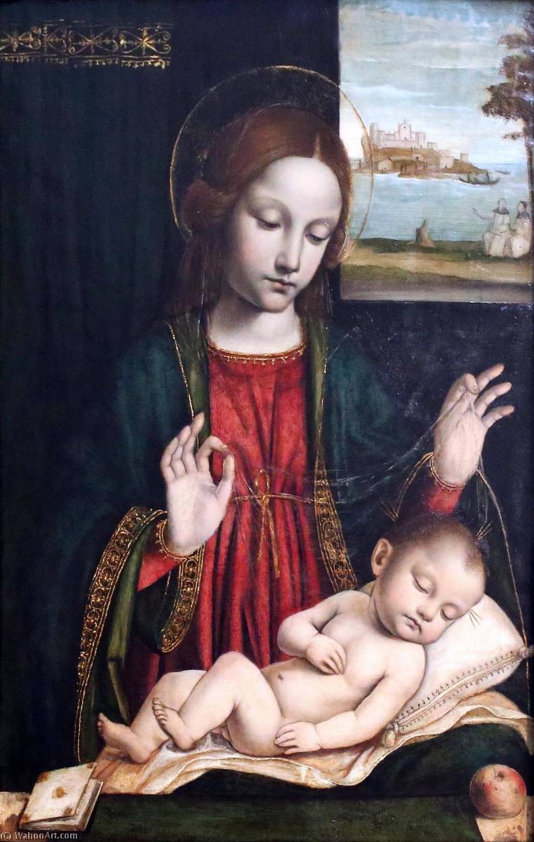 Madonna And Child (also Known As Madonna Del Velo) — Ambrođo Bergonjoni