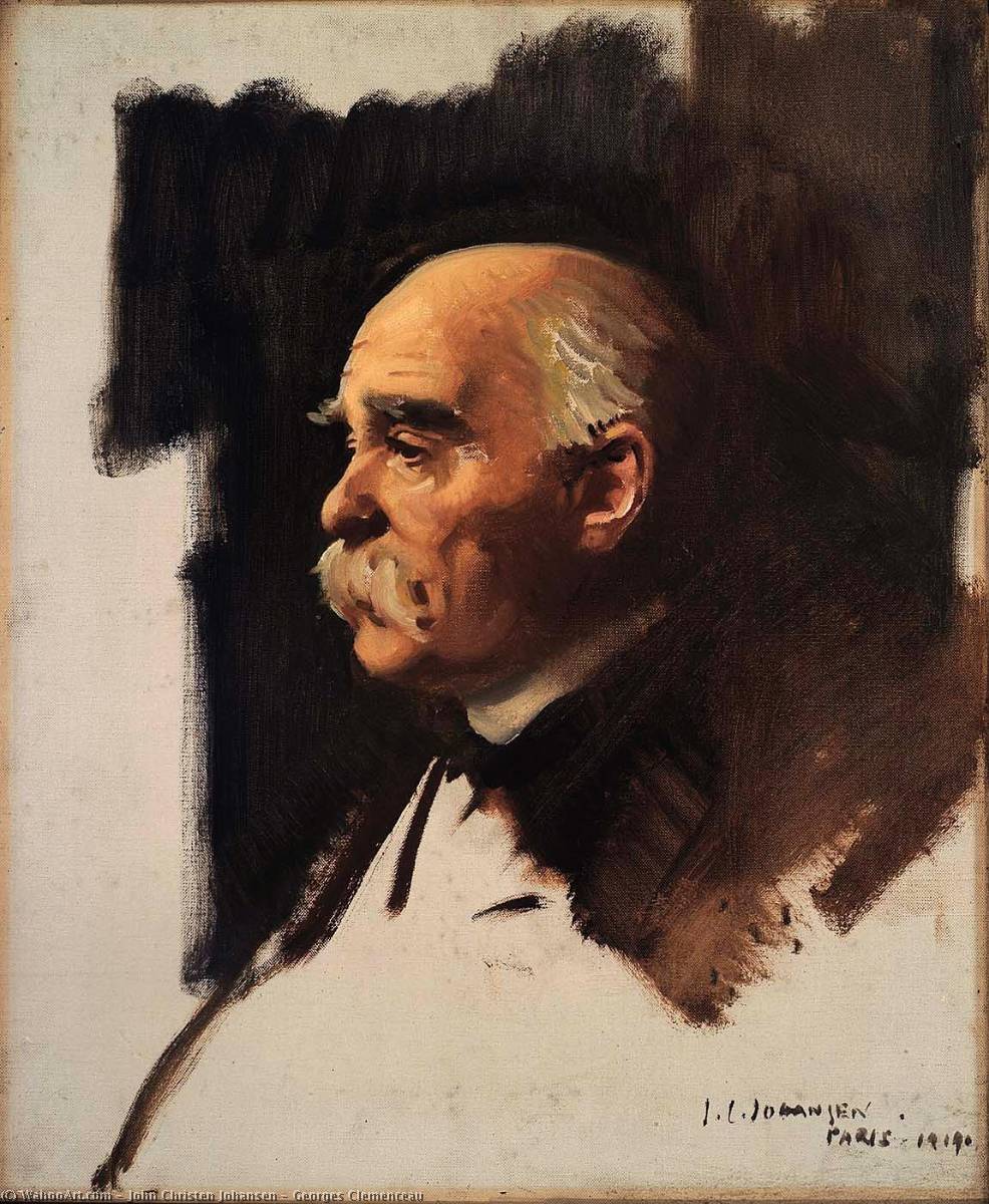 Georges Clemenceau — John Christen Johansen
