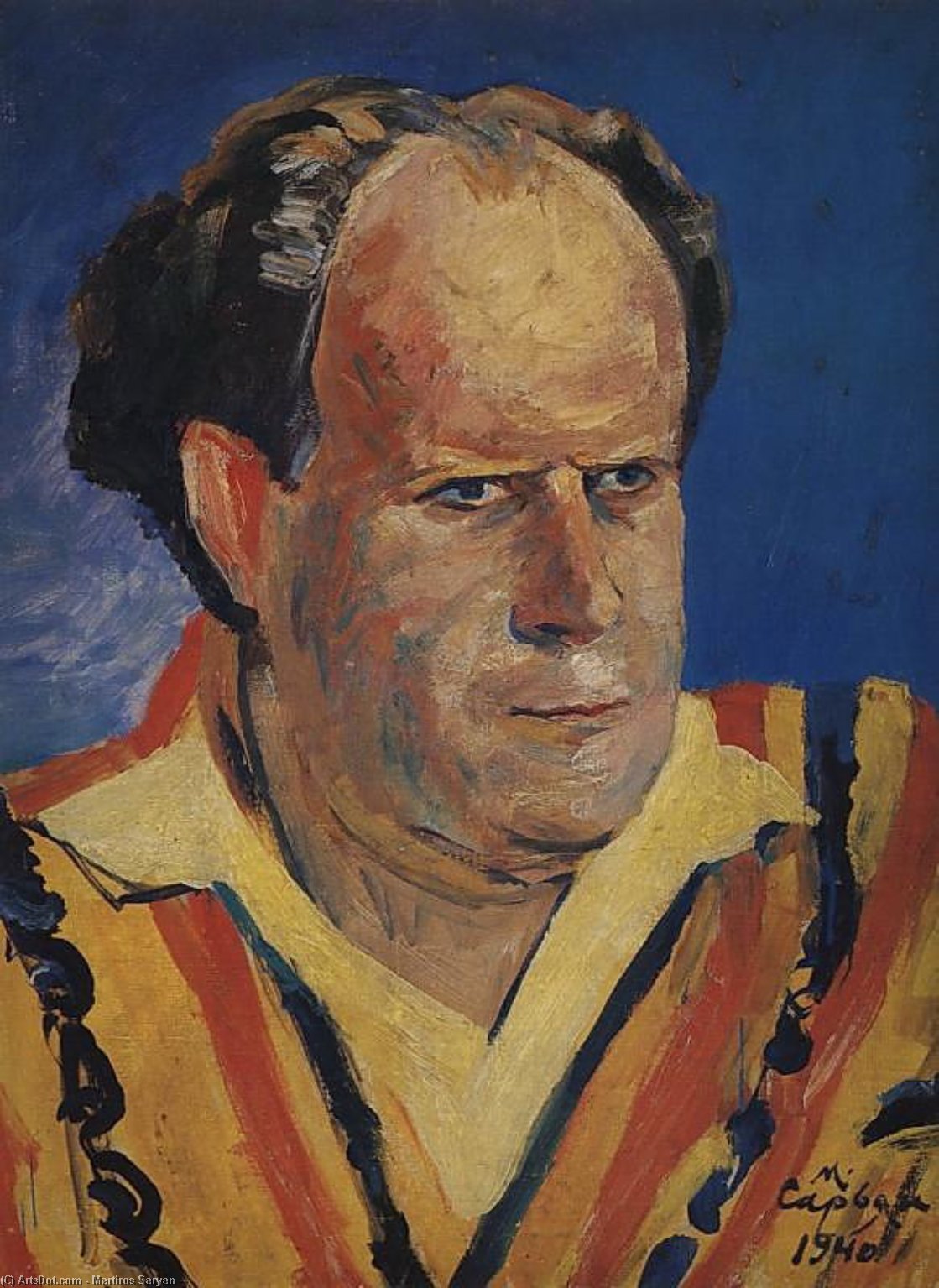 Portrait Of Film Director Sergei Eisenstein — Martiros Sarian
