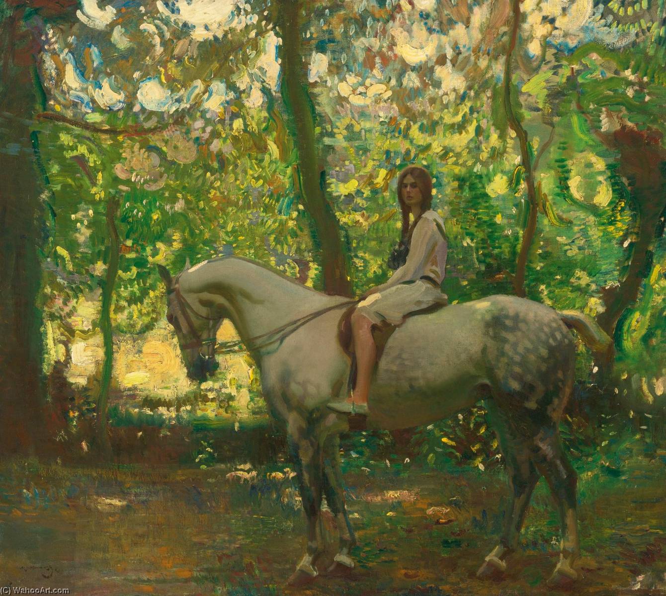 Marjory (girl On Horseback) — Sir Alfred James Munnings