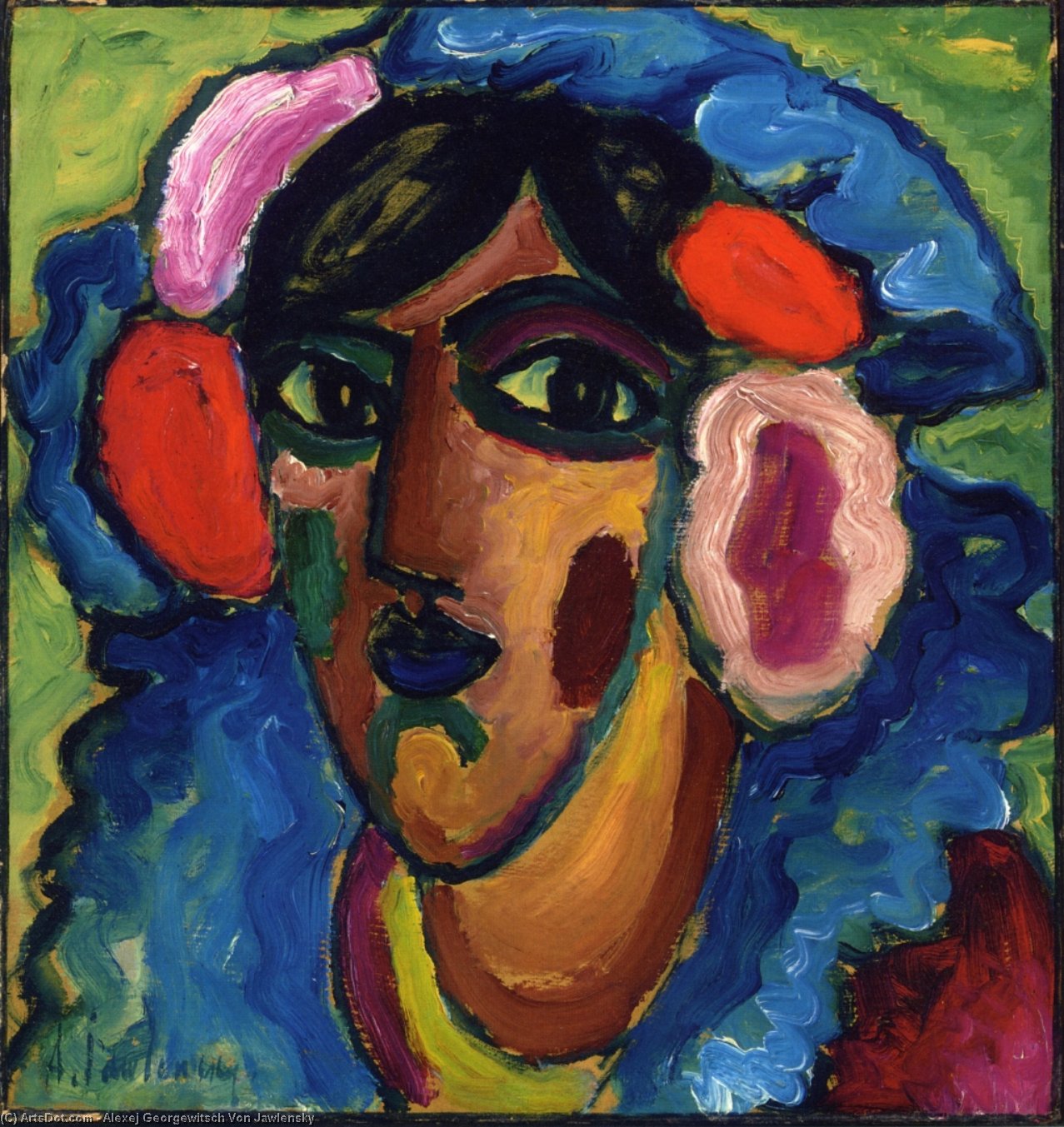 Infanta (also Known As Spaniard) — Alexej Von Jawlensky