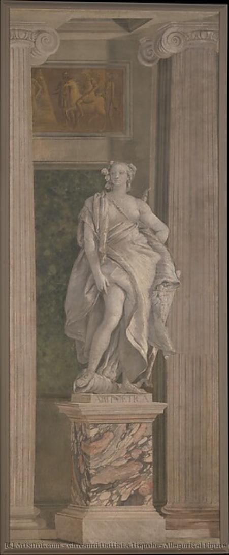 Figura Alegórica Que Representa La Aritmética — Giambattista Tiepolo
