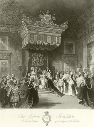 Investiture Of A Knight Of The Garter — John Gilbert