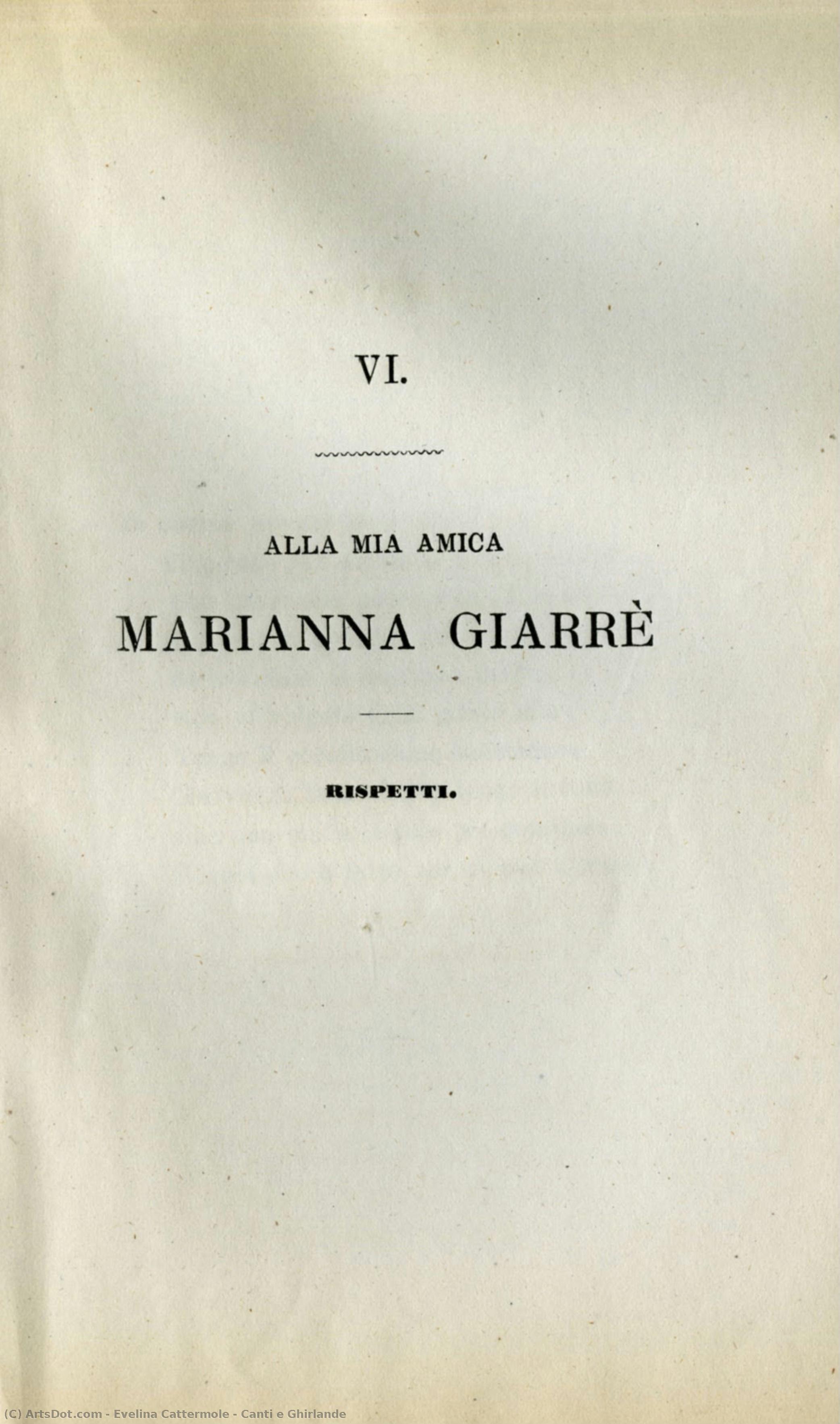 Canti E Ghirlande — Evelina Cattermole