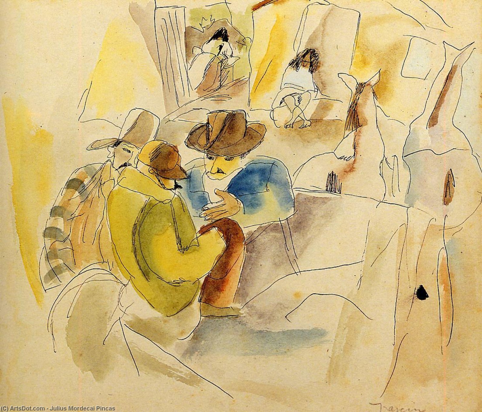 Scene From The Southern States — Julius Mordecai Pincas