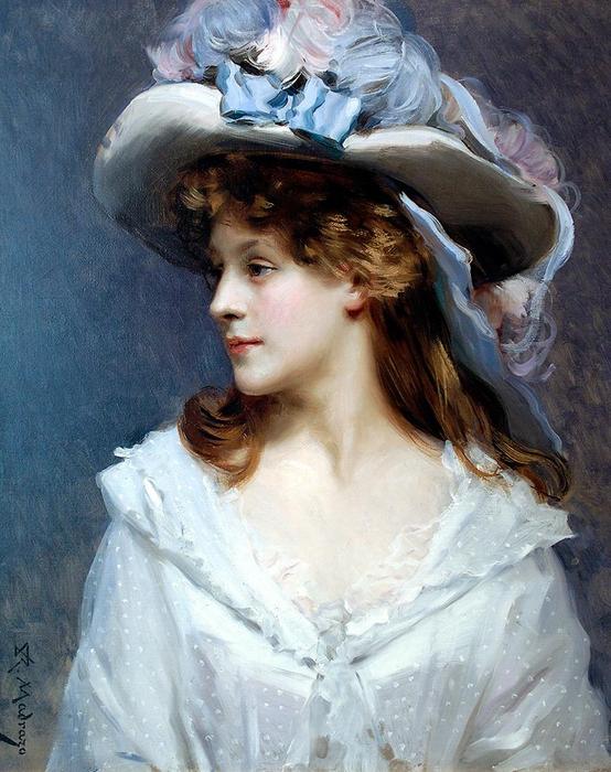 Woman In White — Raimundo De Madrazo Y Garreta