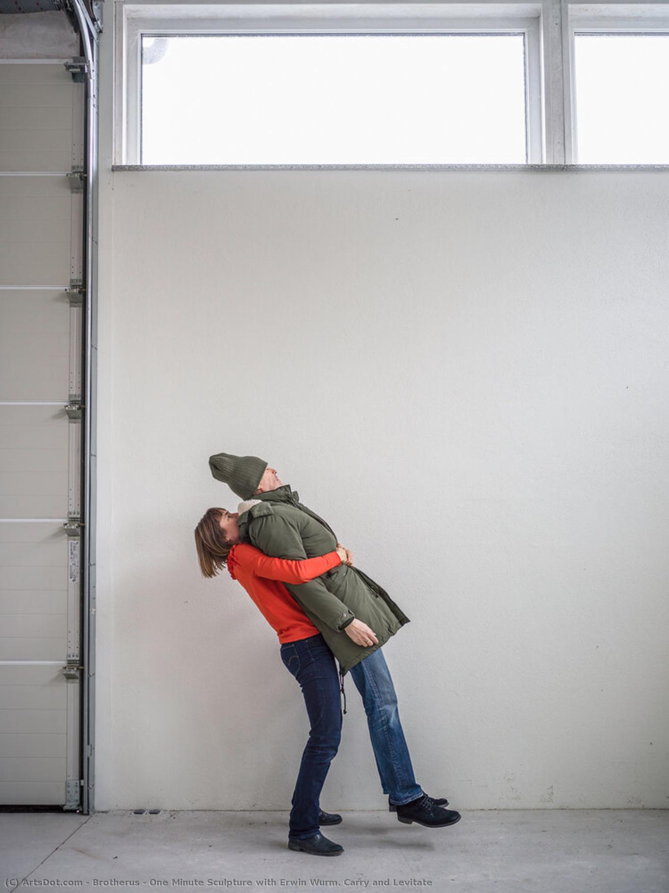 One Minute Sculpture With Erwin Wurm. Carry And Levitate — Elina Brotherus