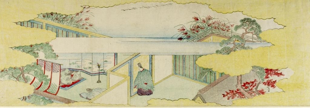Courtier Standing — Katsushika Hokusai
