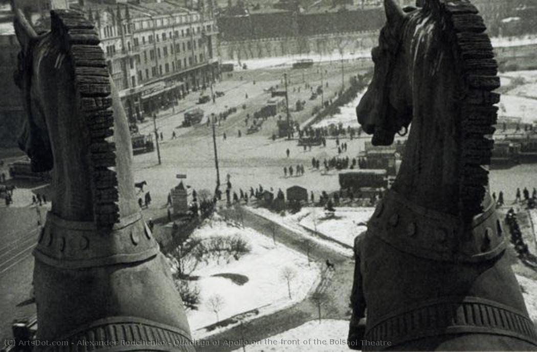Quadriga Of Apollo On The Front Of The Bolshoi Theatre — Aleksandr Rodchenko