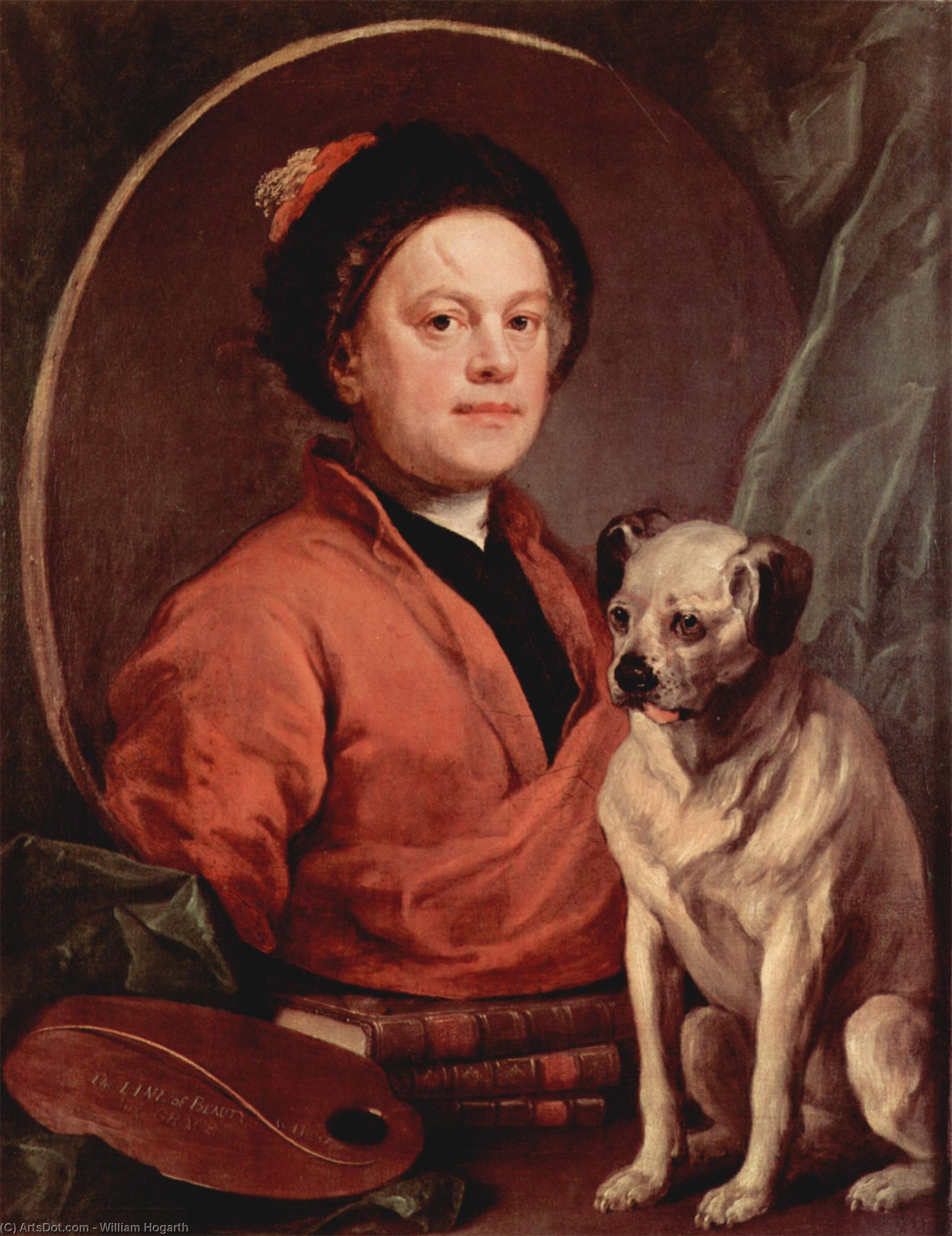 Self Portrait — Вилијам Хогарш