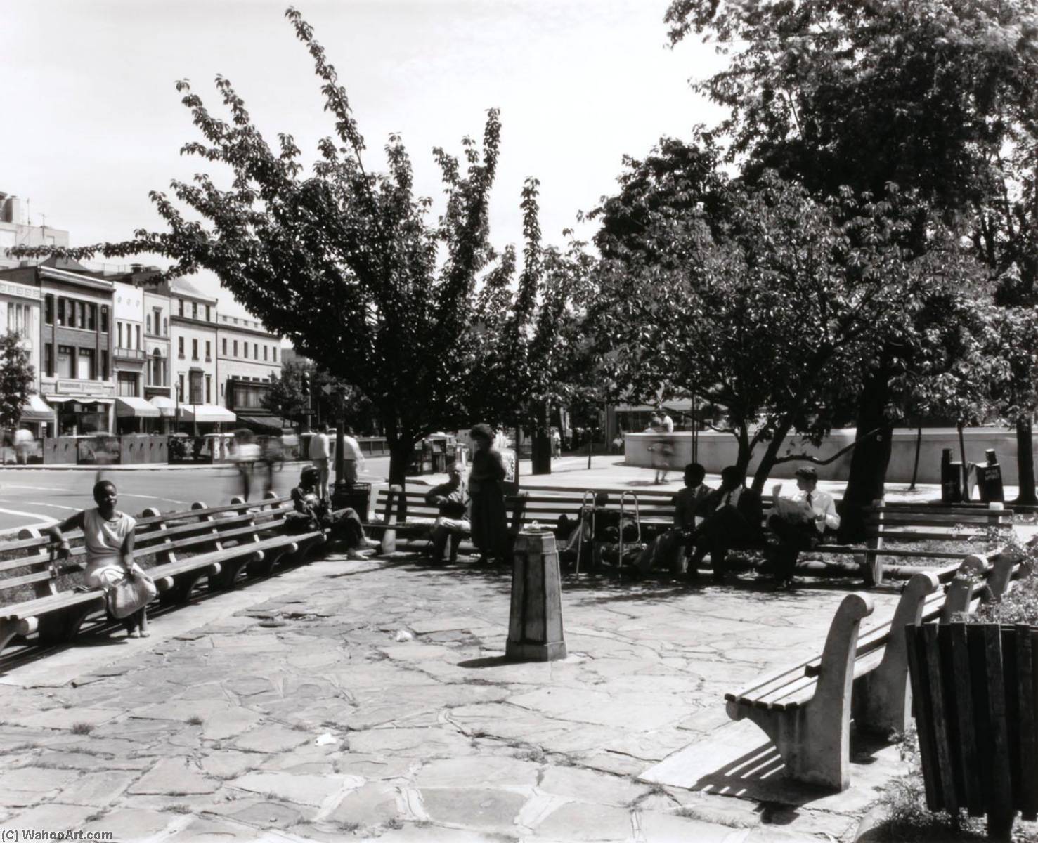 Dupont Circle Park, From The Series Connecticut Avenue — Brian V Jones
